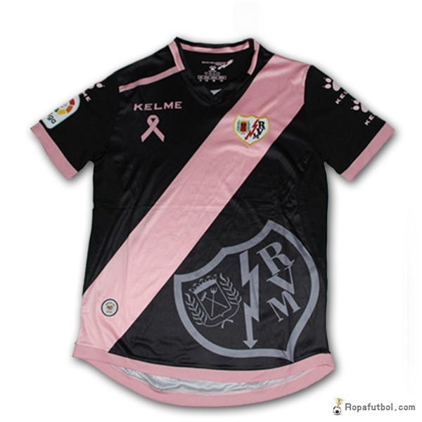 Camiseta Rayo Vallecano de Madrid Replica Segunda Ropa 2016/17 Negro